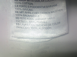 Jupe H&M de la taille 34, de couleur bleu de denim