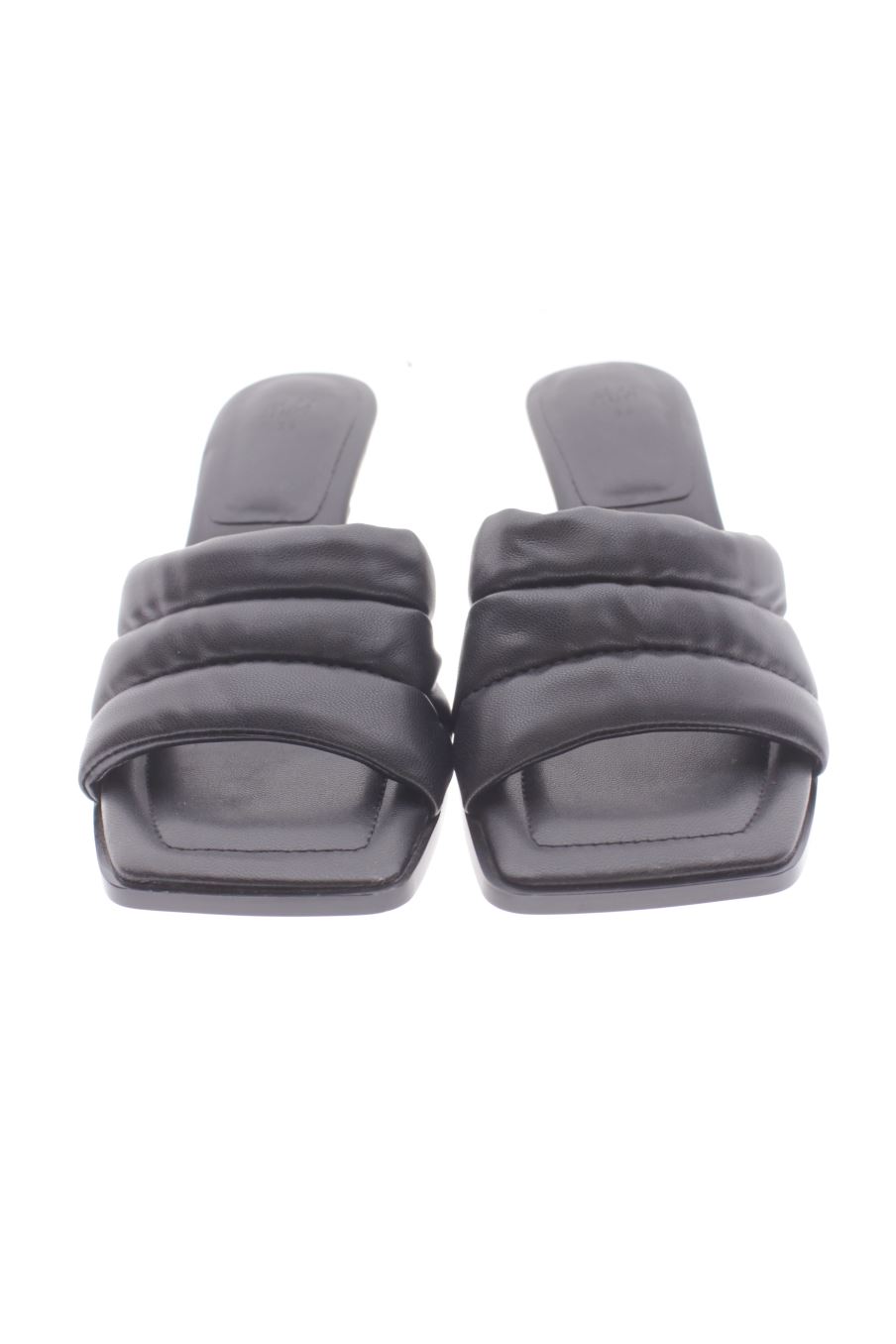 Sandalias tacon de H&M de la talla 36, de color negro de