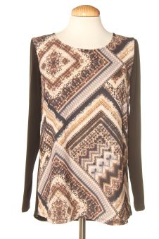 Langärmelige Bluse S Por que?