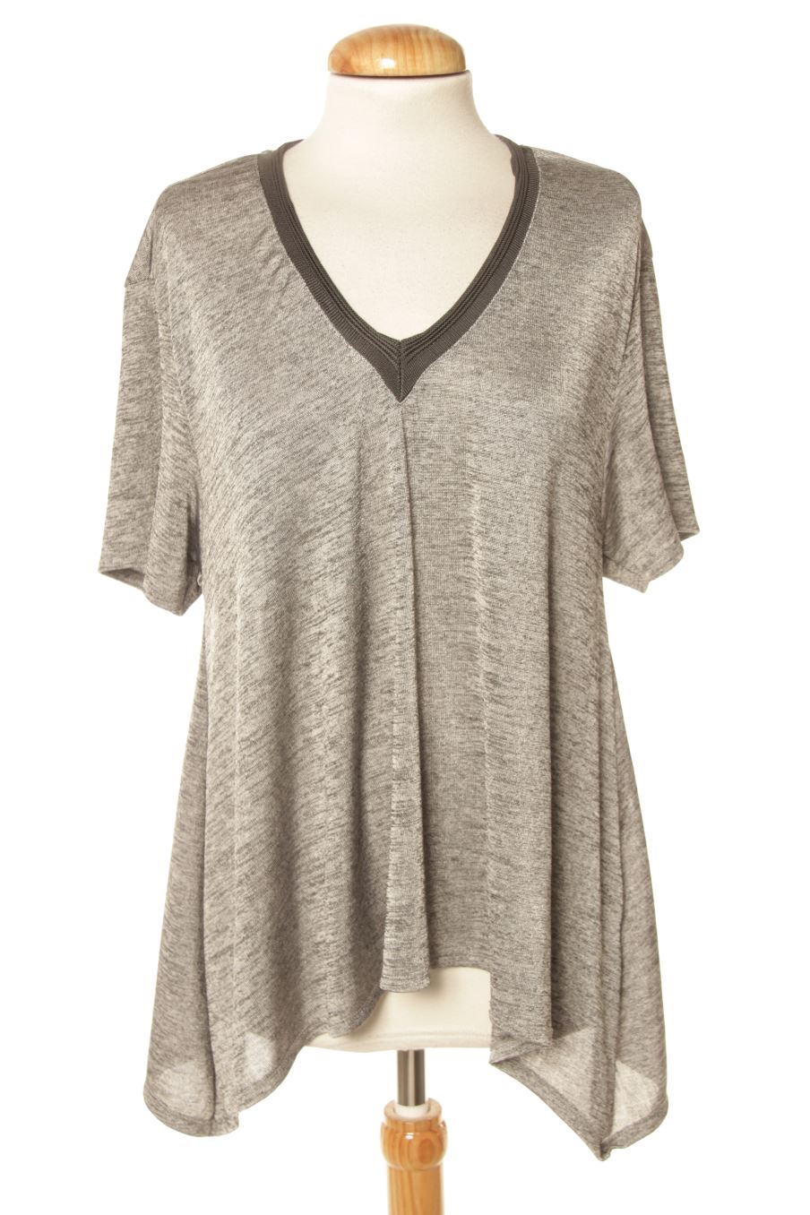 Maglietta de Zara de la talla M, de color grigio