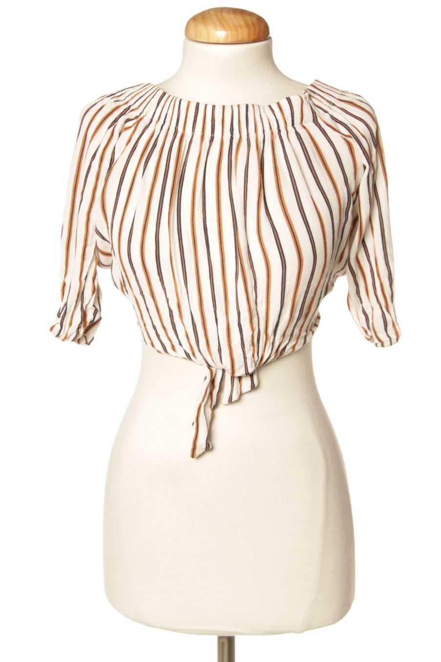Top de Pull & Bear de la talla S, de color rayas