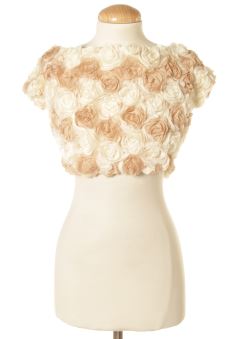Blouse à manches courtes L Lucy Wang