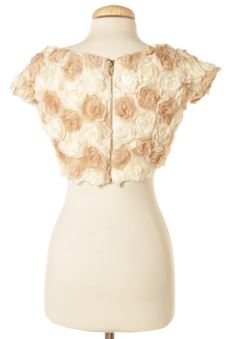 Blouse à manches courtes L Lucy Wang