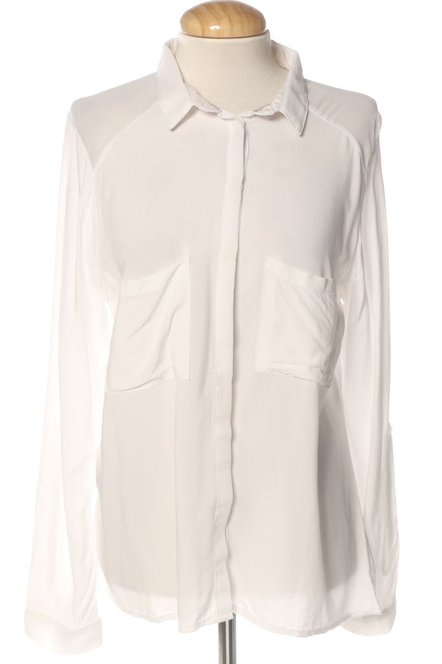 Hemd von Bershka Größe L, Farbe Weiss, für