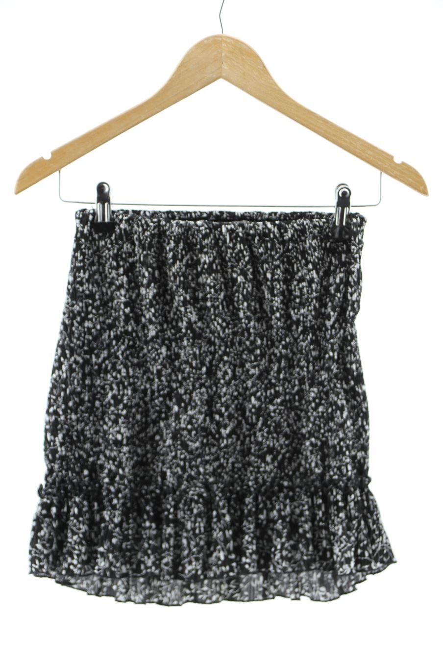 Aufwändiger Rock von Pull & Bear Größe S, Farbe Schwarz, für