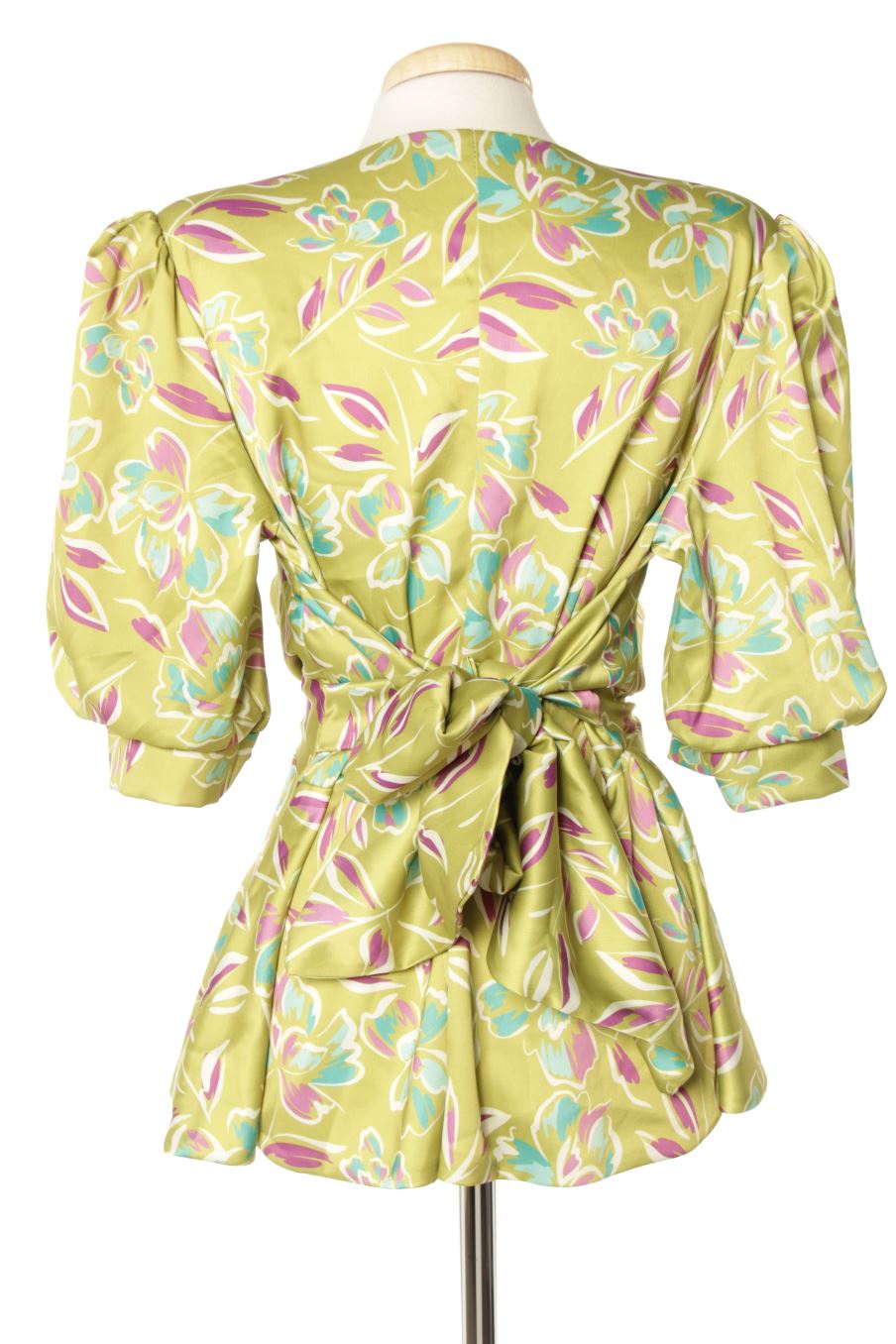 Blusa de manga corta de PERCENTIL de la talla 42, de color verde