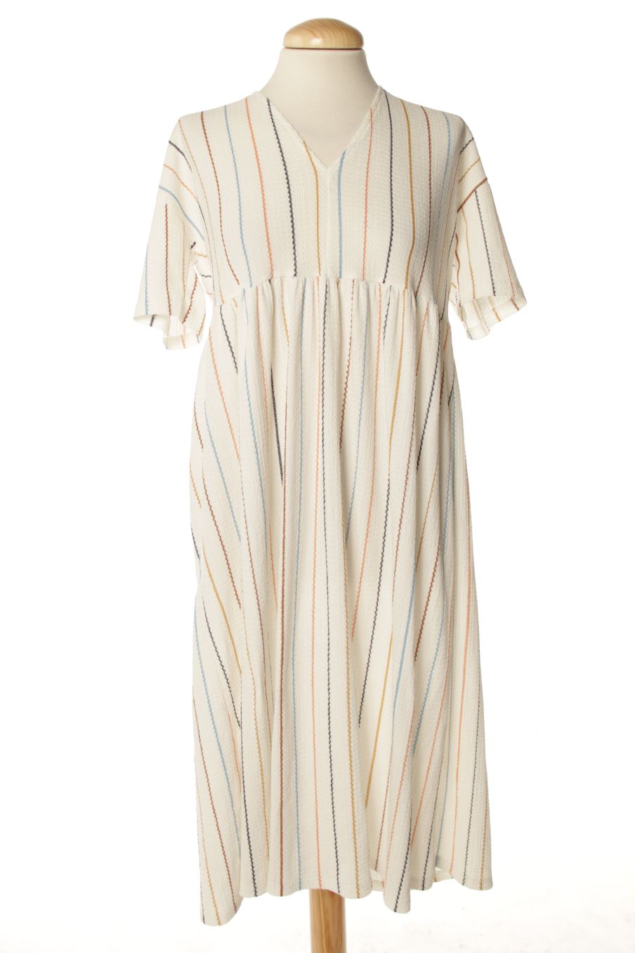 Vestido casual de Zara de la talla S, de color rayas
