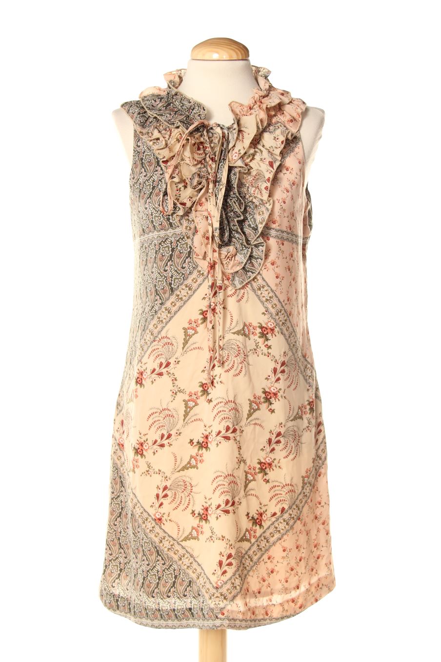 Robe casual Cortefiel de la taille 38, de couleur fleurs