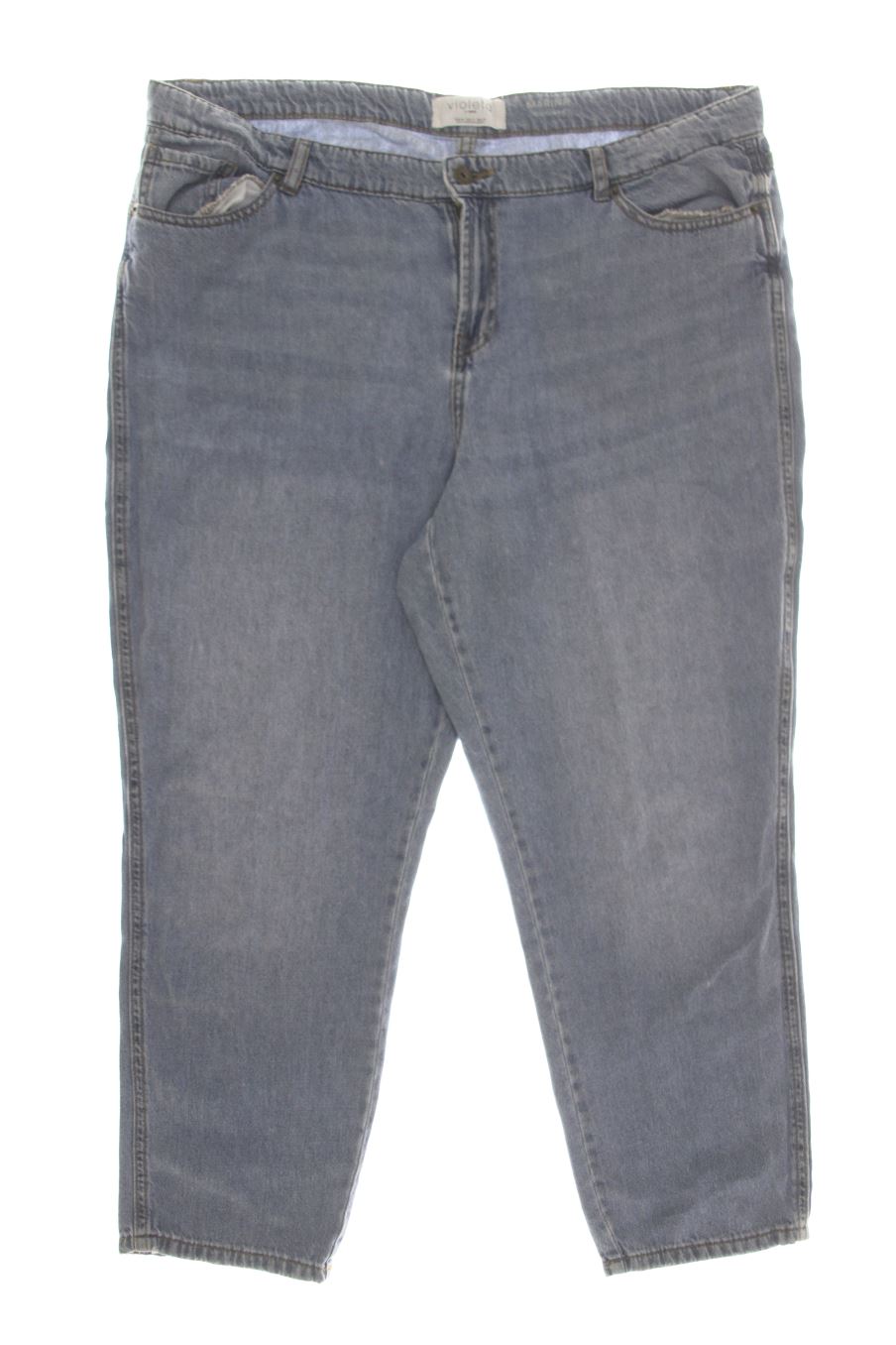 Vaqueros de Violeta (by Mango ) de la talla 50, de color azul de ropa vaquera