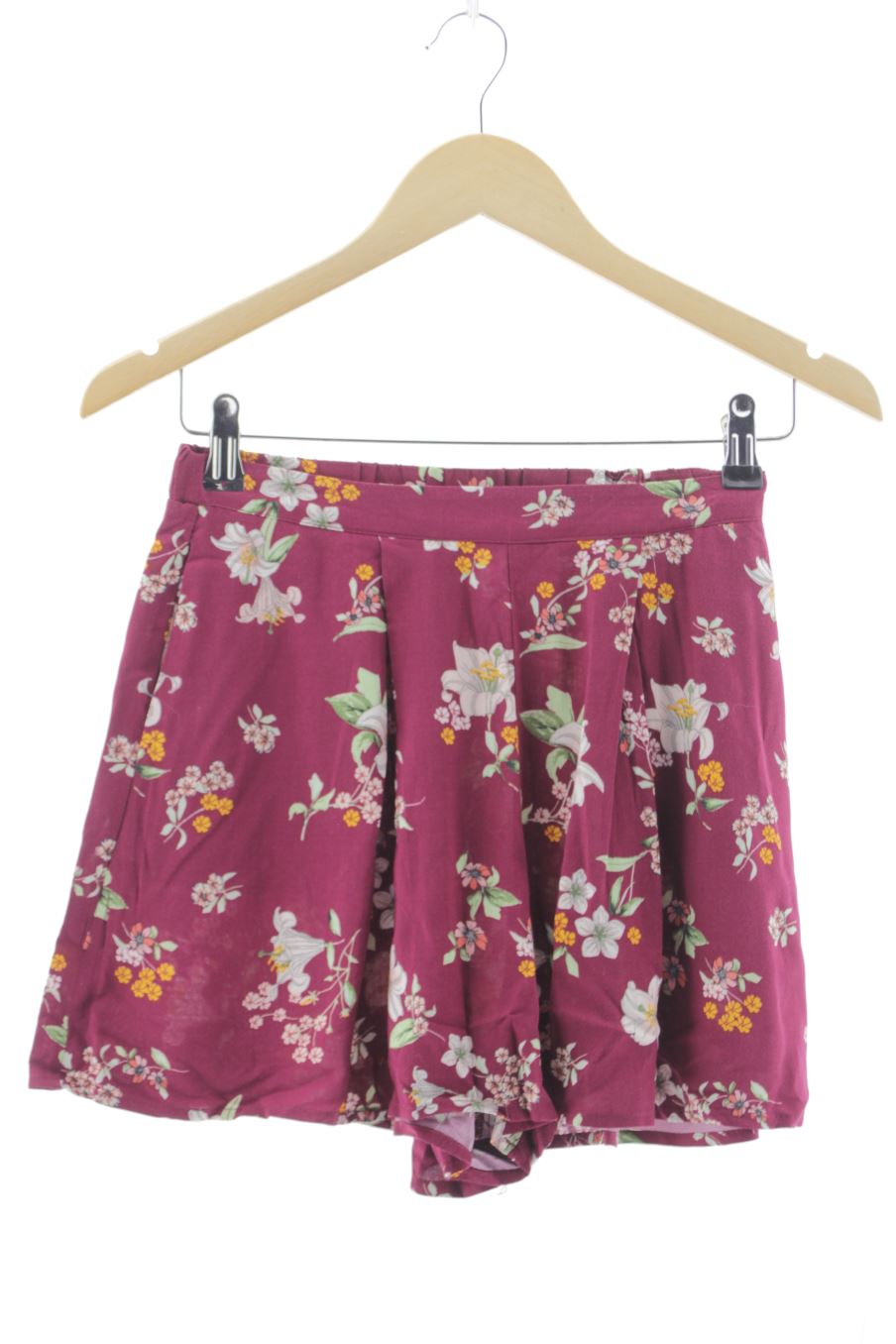 Shorts Stradivarius de la taille S, de couleur fleurs