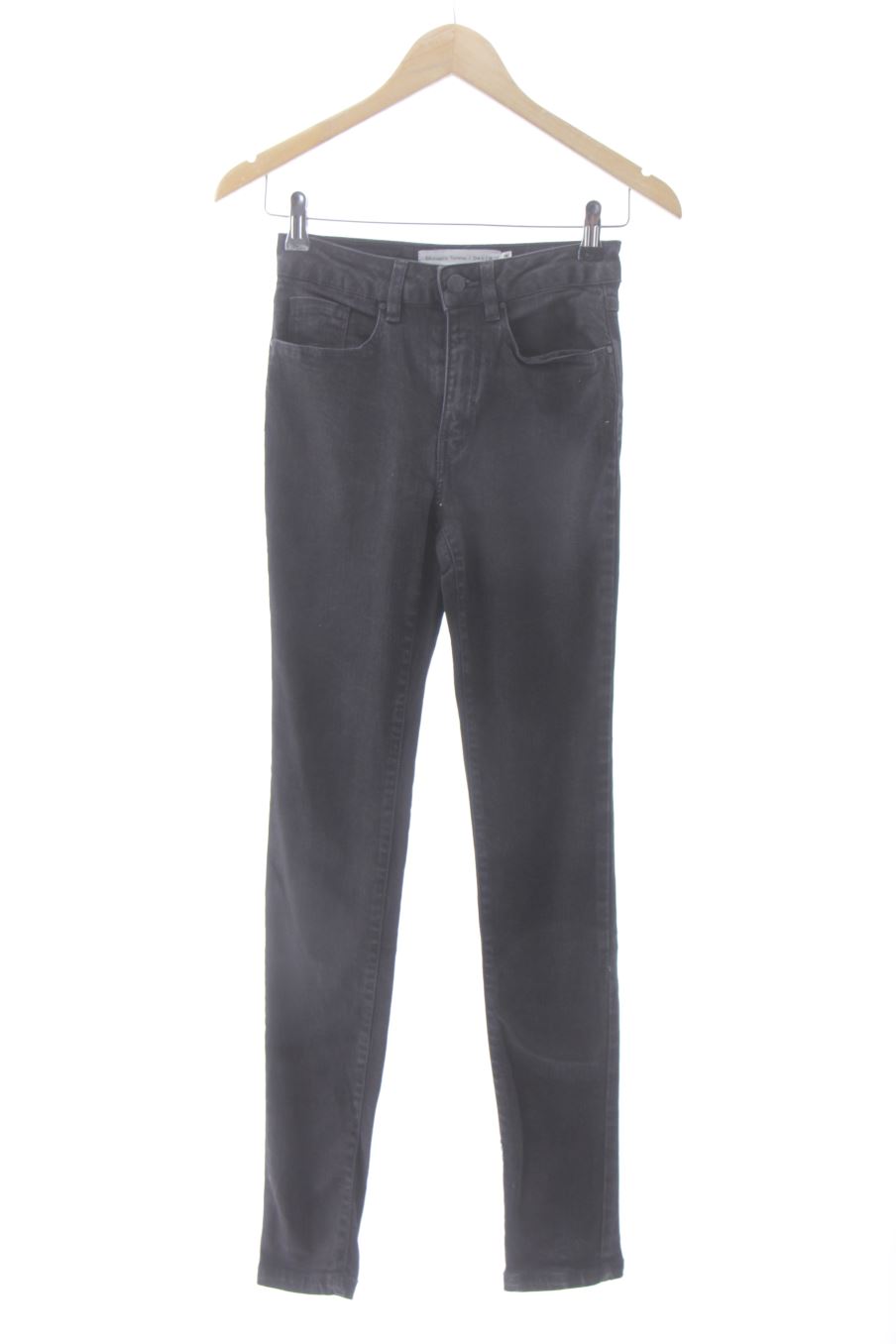 Jeans Monoprix de la taille 34, de couleur noir de denim