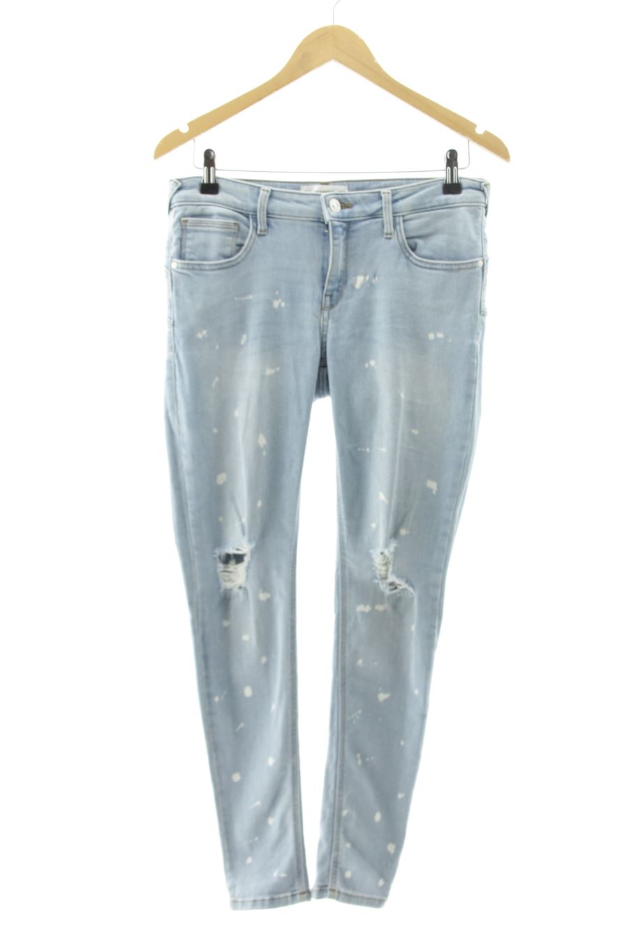 Jeans de Mango de la talla 38, de color blu