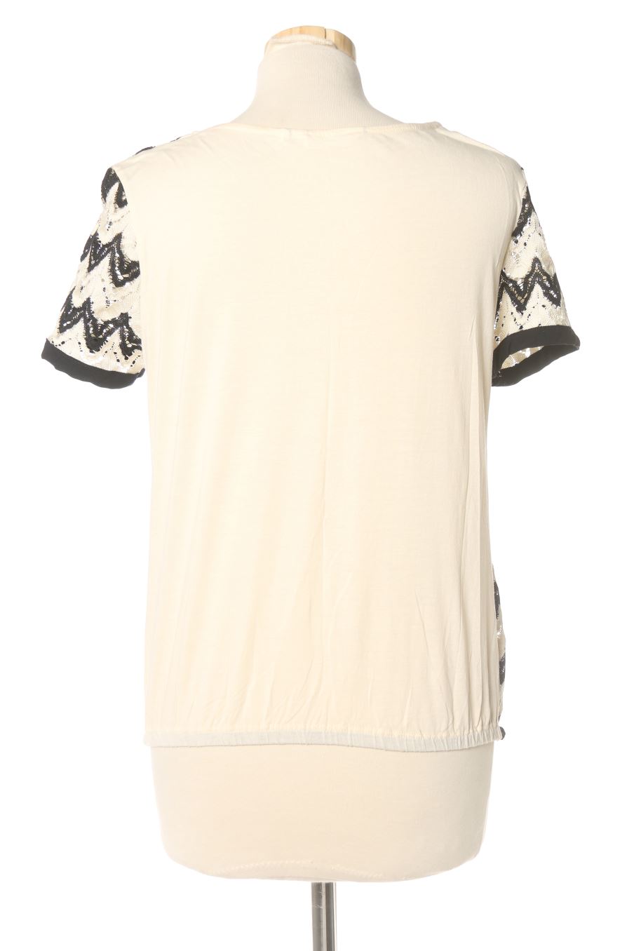 Blouse à manches courtes Naf Naf de la taille M, de couleur noir