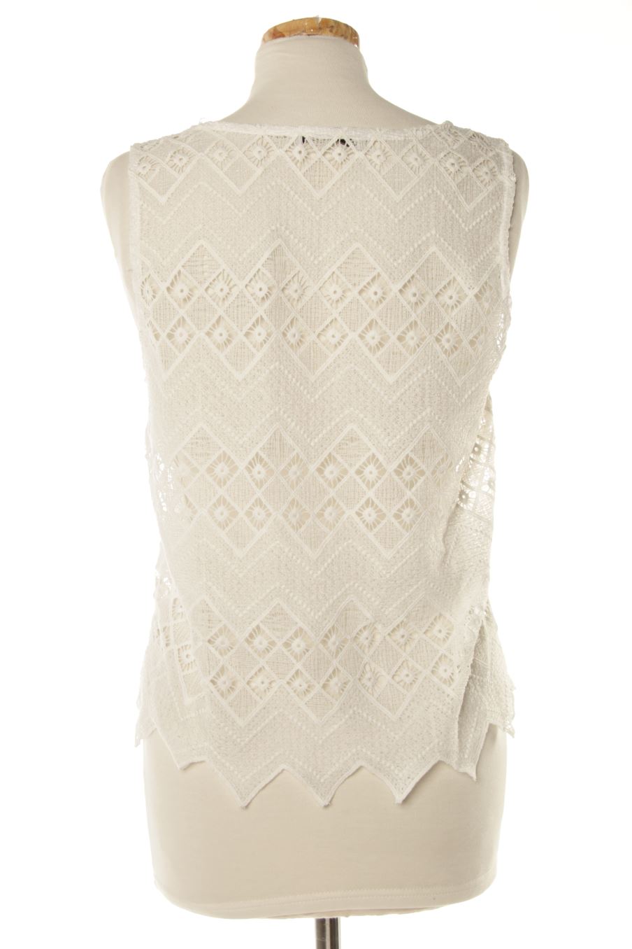 Top Mango de la taille M, de couleur blanc