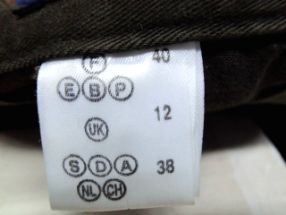 Jeans von Somewhere Größe 40, Farbe Grün, aus Jeanskleidung für