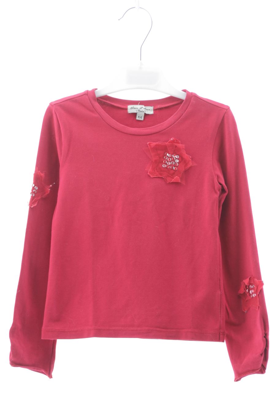 T-shirt manches longues Eliane et Lena de la taille 4 ans de seconde main