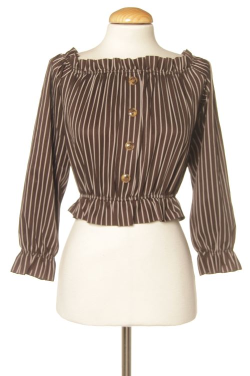 Blusa a maniche lunghe