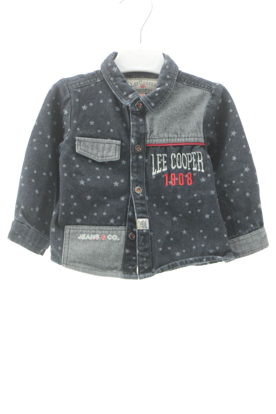 Chemise manches longues Lee Cooper de la taille 18 mois de denim de seconde main