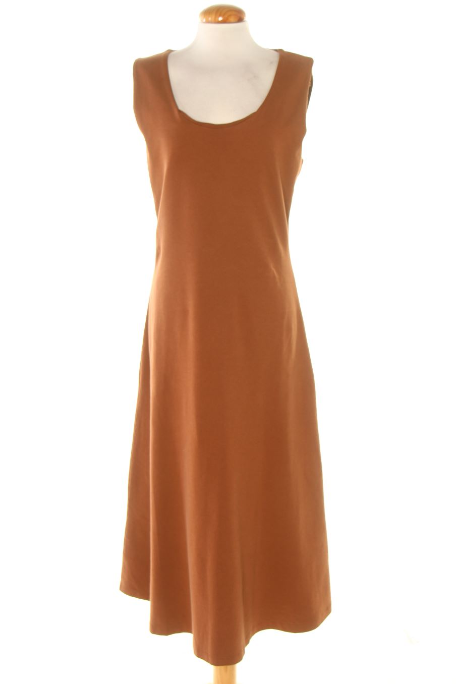Robe casual Zara de la taille L, de couleur marron