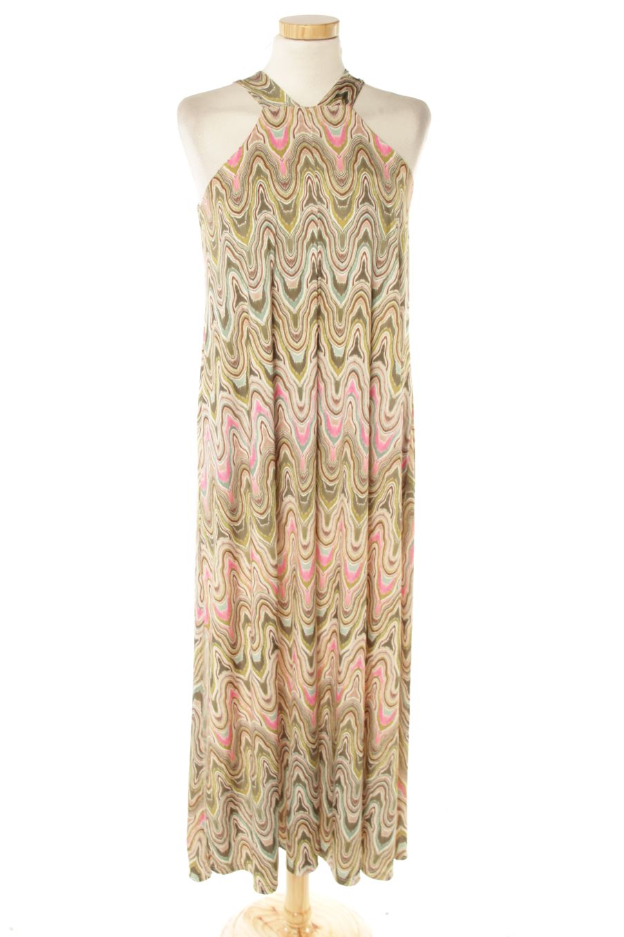 Vestido casual de Made in italy de la talla S, de color verde