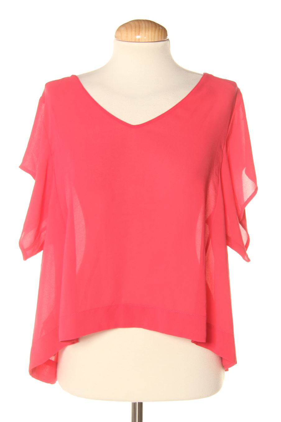Blusa a maniche corte de SUITEBLANCO de la talla S, de color rosa