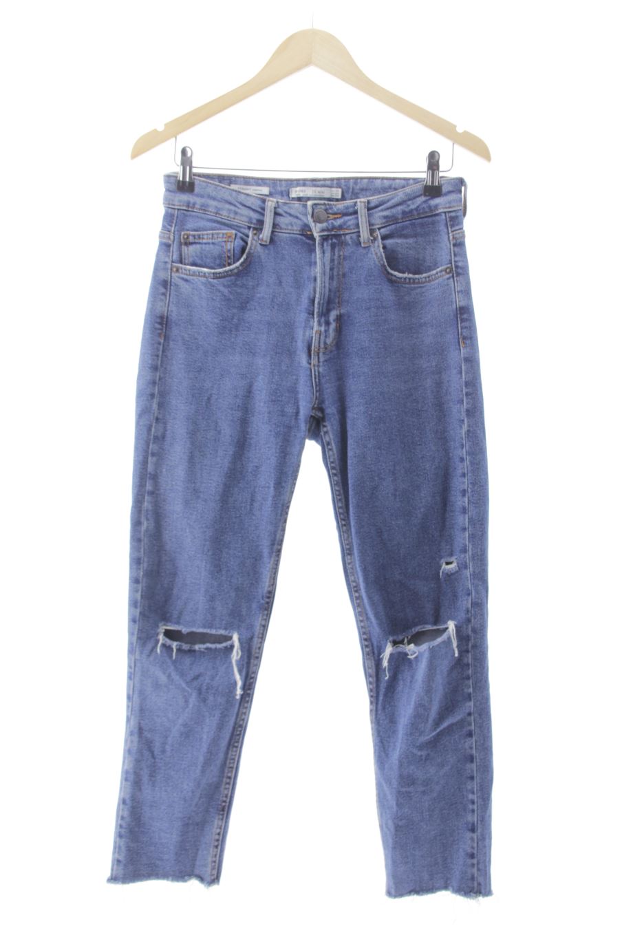 Vaquero de Bershka de la talla 36, de color azul de ropa vaquera
