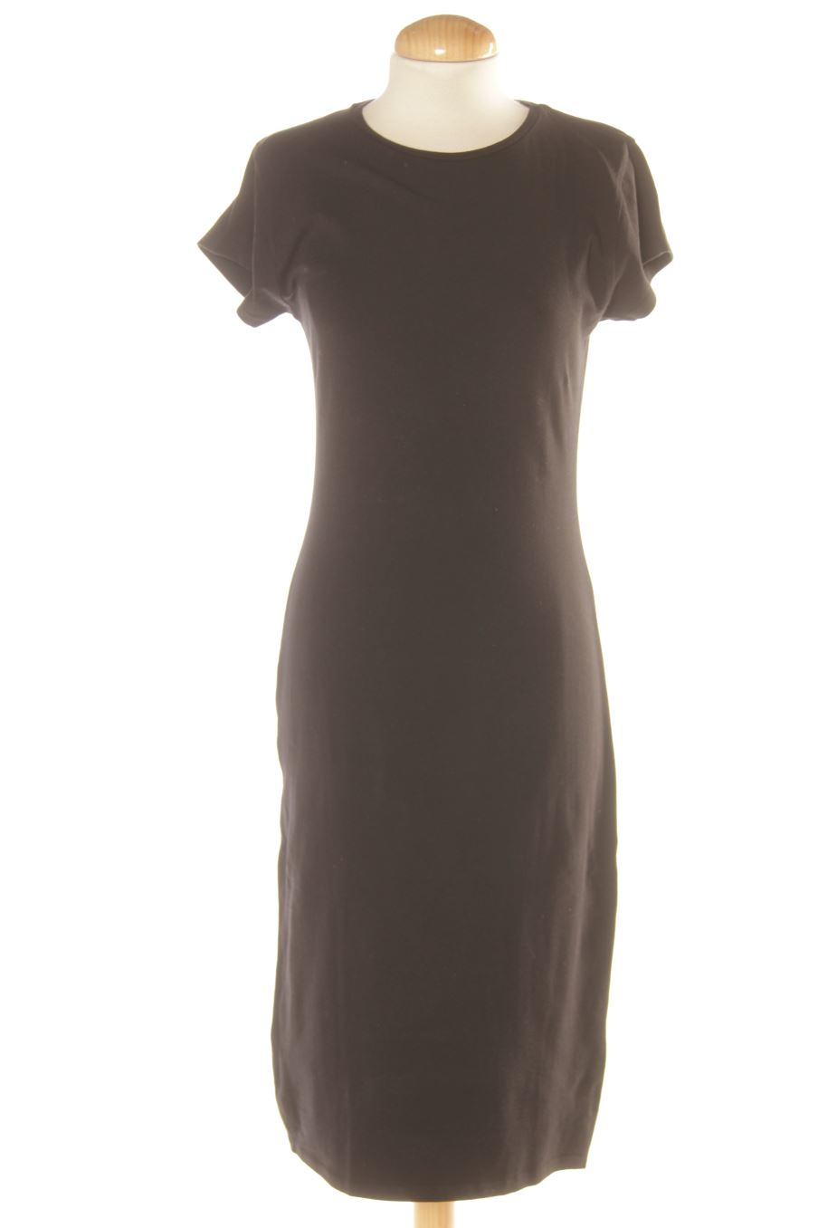 Vestito casual de Pull & Bear de la talla L, de color nero