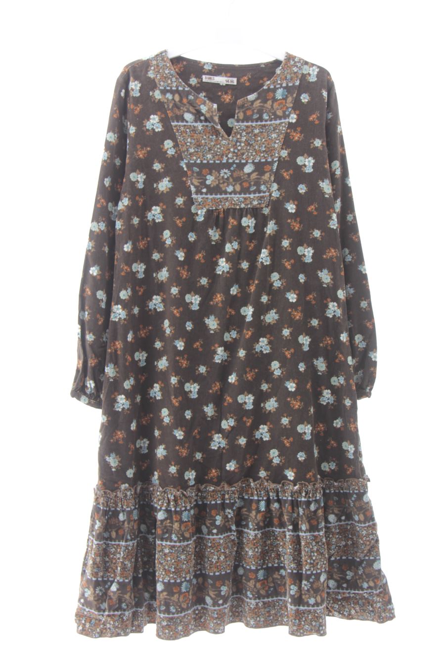 gebraucht Zara Aufwändiges Kleid Größe 170 aus Kord
