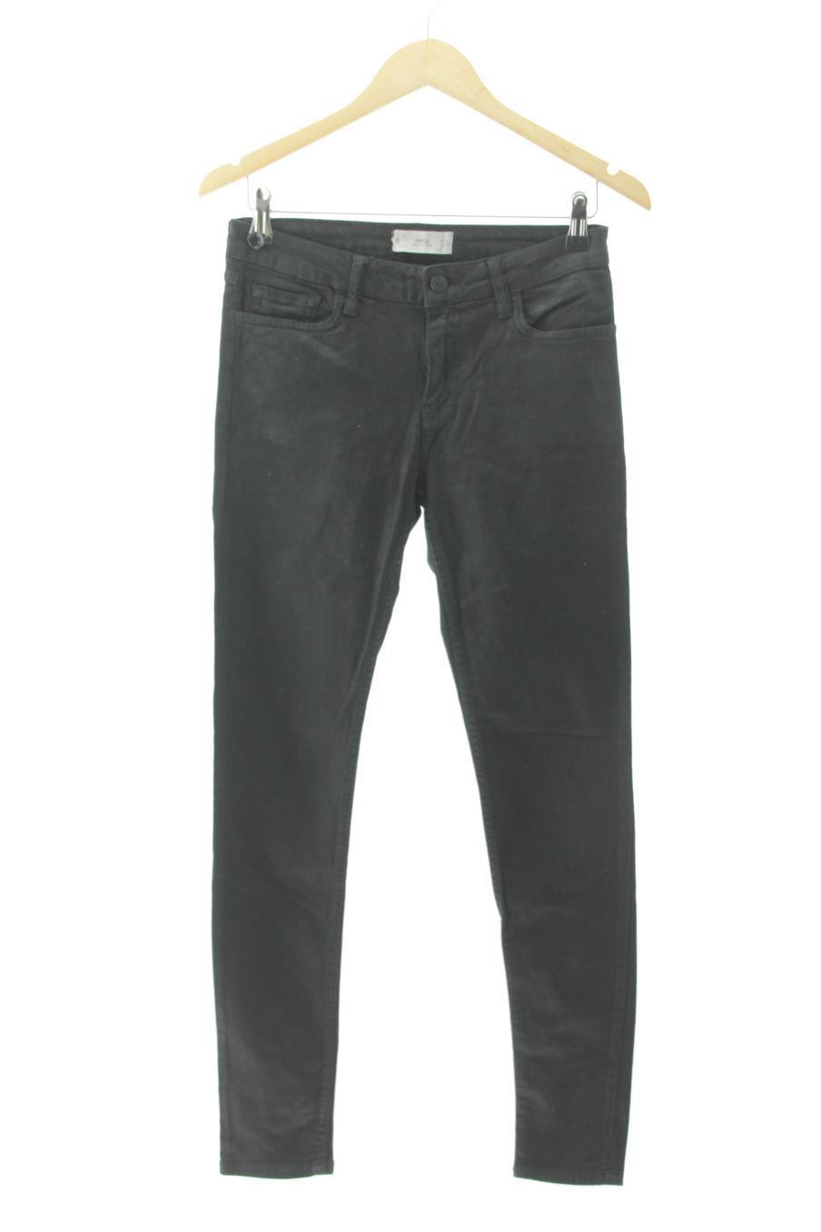 Jeans de Mango de la talla 38, de color nero