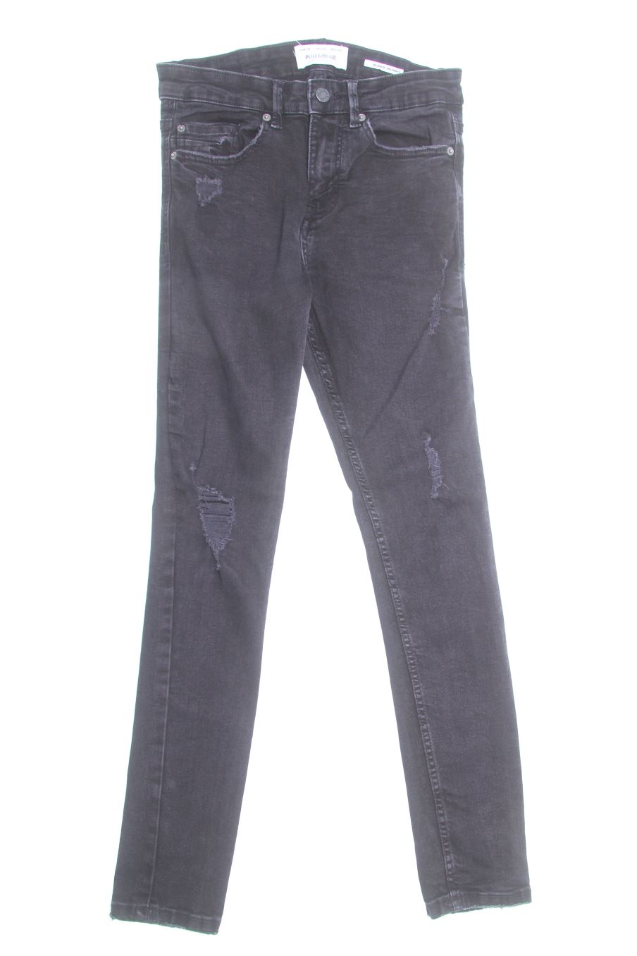 Jeans Pull & Bear de la taille 36, de couleur noir de denim
