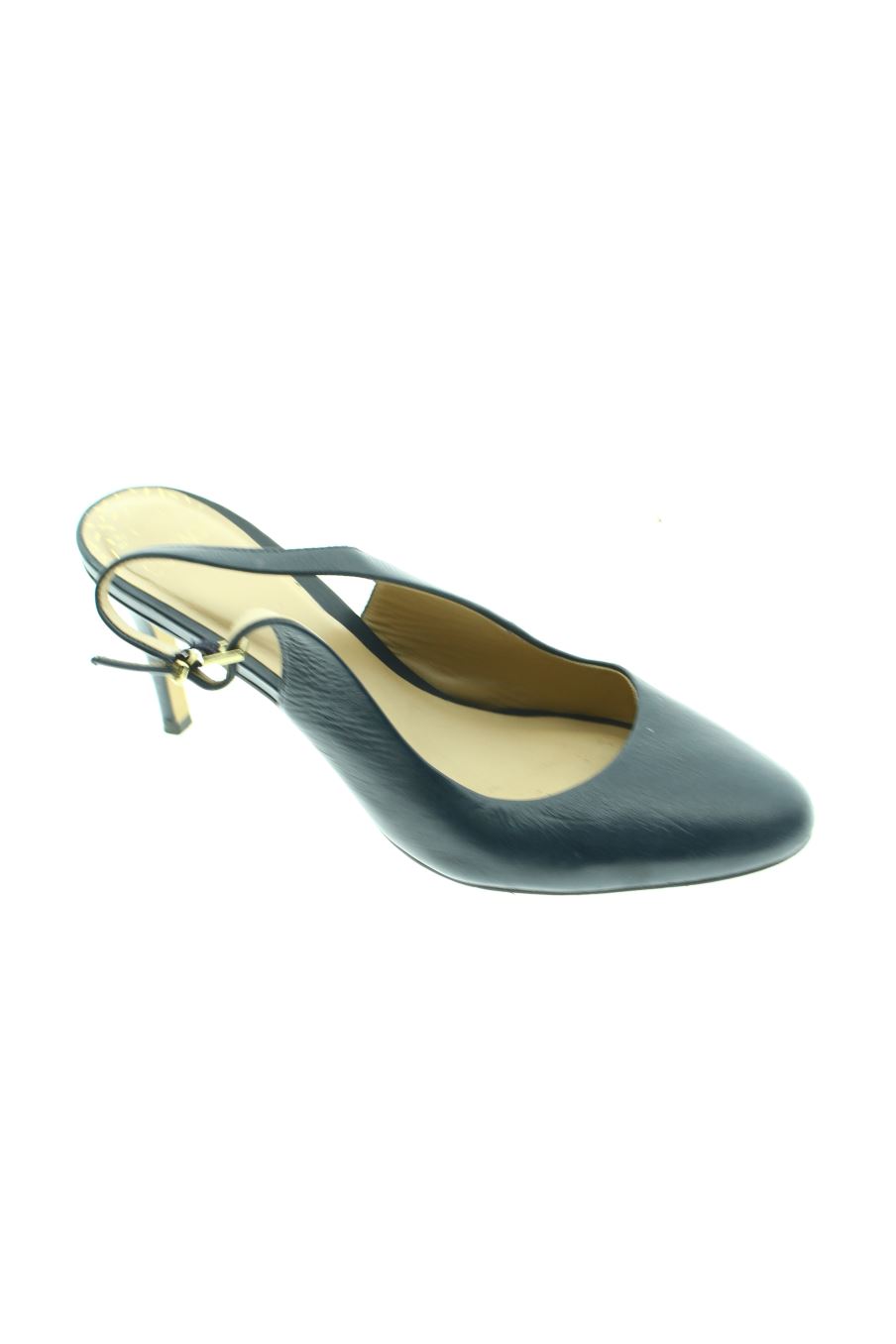 Sandalias tacon de BOCAGE de la talla 40, de color azul marino de