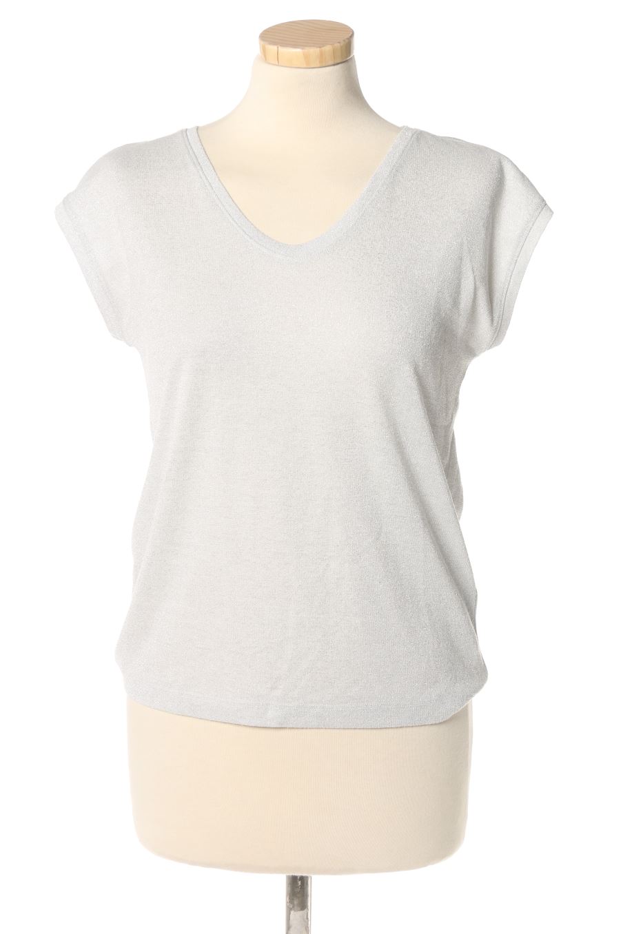 T-shirt Only de la taille XS, de couleur argenté