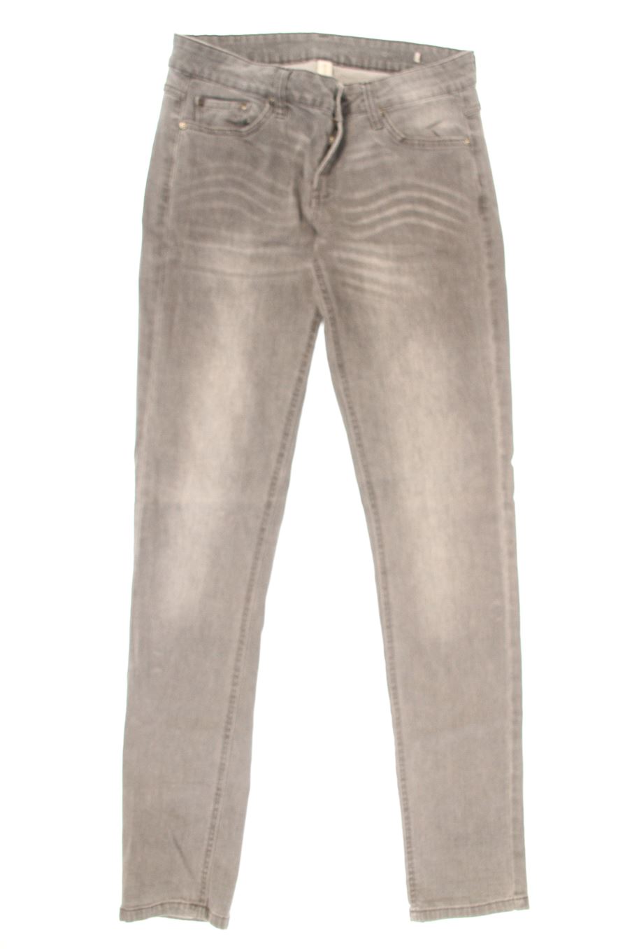 Vaqueros de Mango de la talla 38, de color gris de ropa vaquera