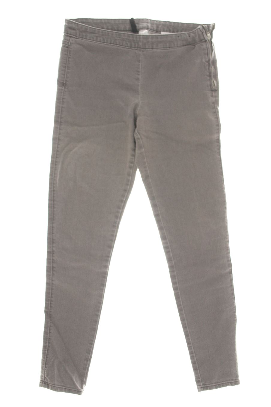 Vaquero de H&M de la talla 38, de color gris de ropa vaquera