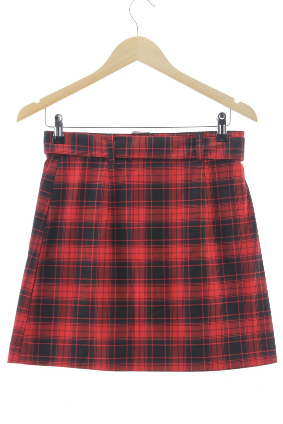 Falda de H&M de la talla 38, de color cuadros