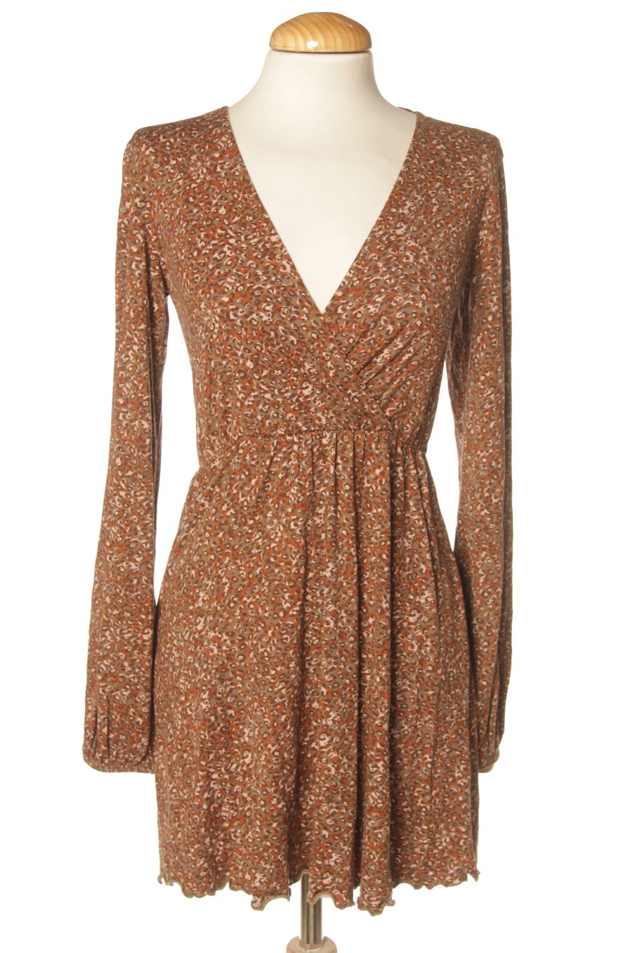 Vestido casual de Pull & Bear de la talla XS, de color animal print