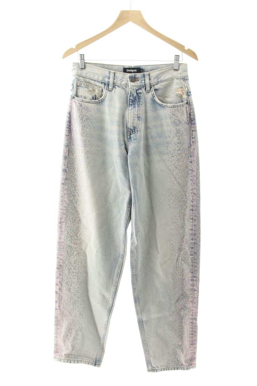 Jeans de Desigual de la talla 36, de color blu
