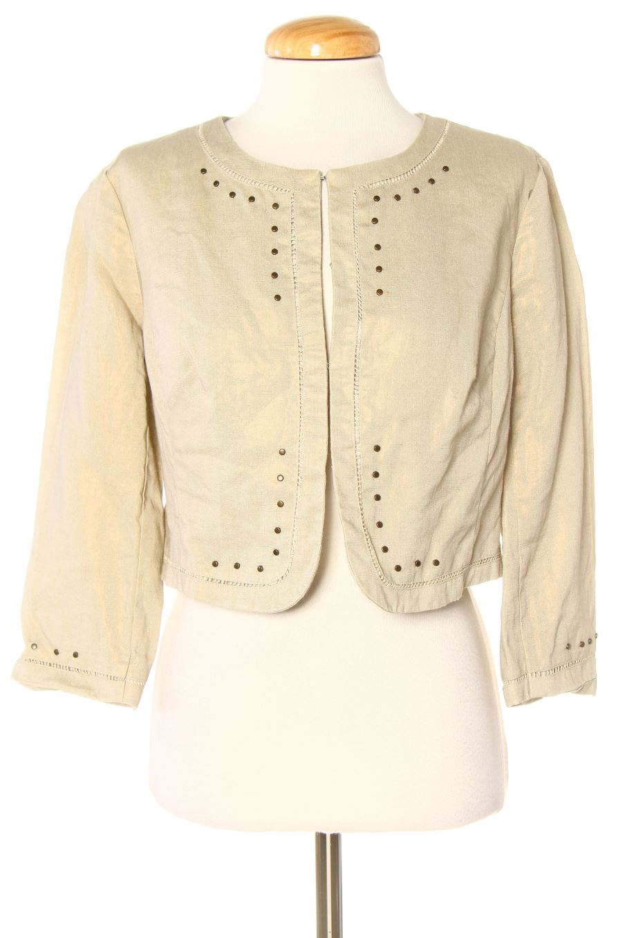 Blazer Derhy de la taille L, de couleur beige
