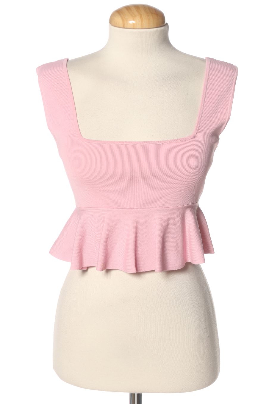 Top Zara de la taille S, de couleur rose