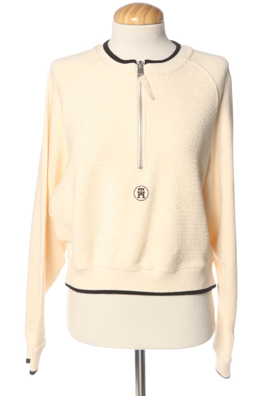 Sudadera de Tommy Hilfiger de la talla XS, de color blanco
