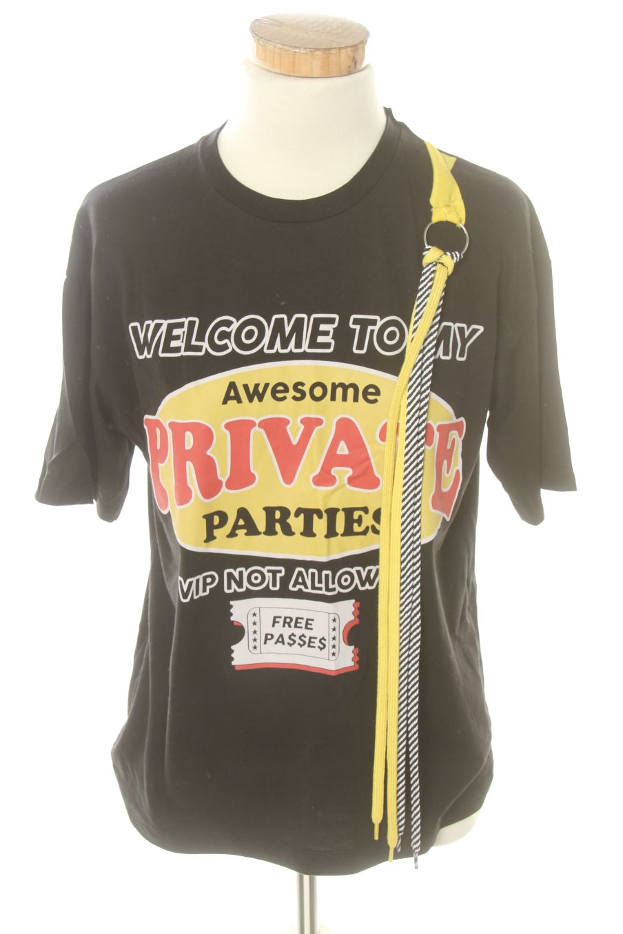Camiseta de Pull & Bear de la talla XS, de color negro