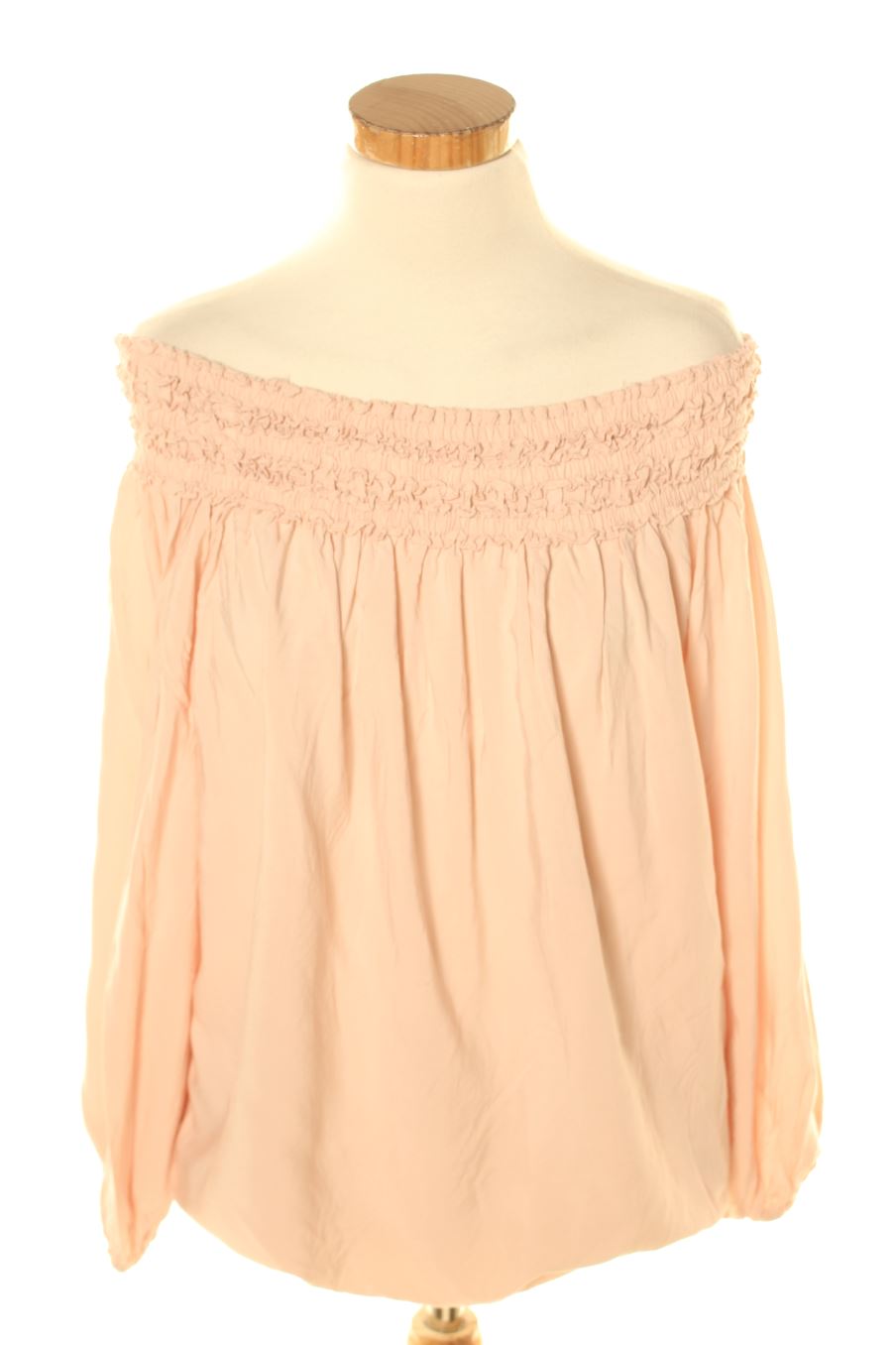 Blouse à manches longues H&M de la taille 36, de couleur rose