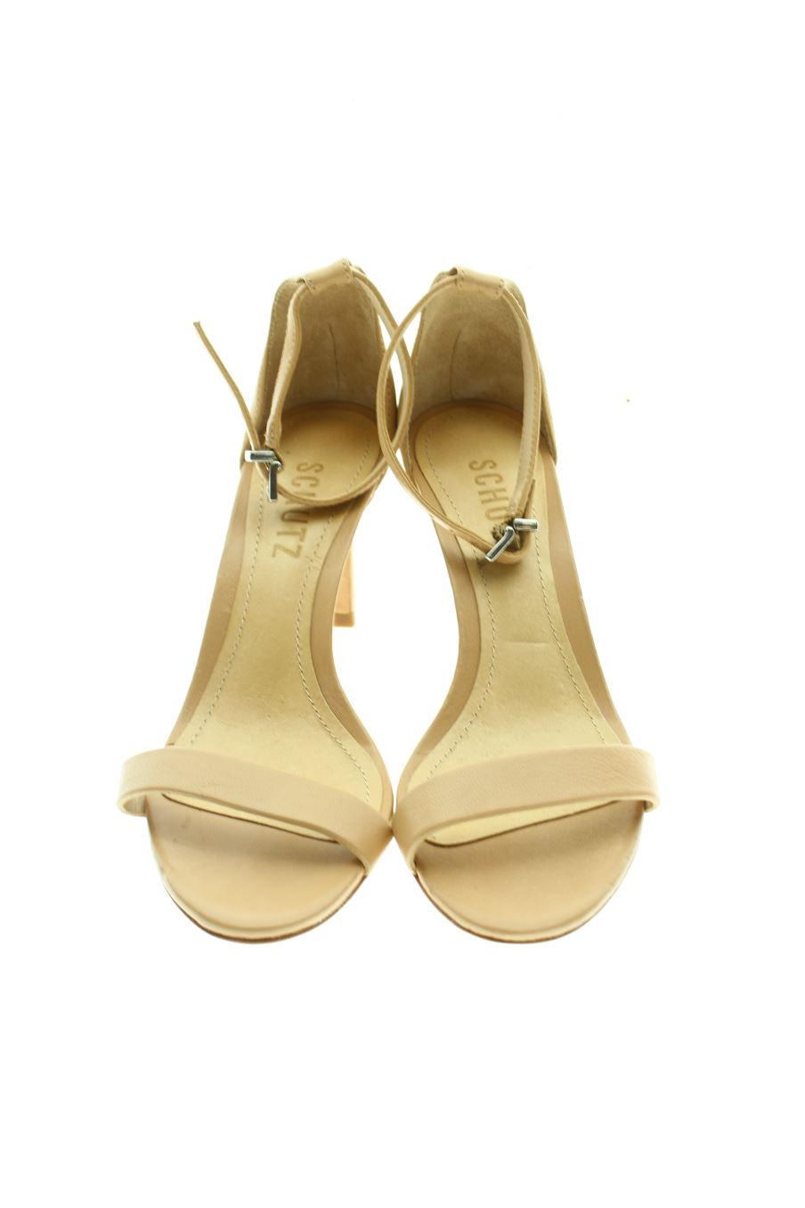 Sandalias tacon de Schutz de la talla 36, de color rosa de
