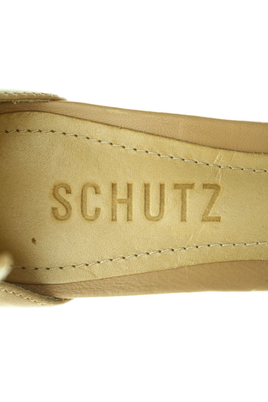 Sandalias tacon de Schutz de la talla 36, de color rosa de