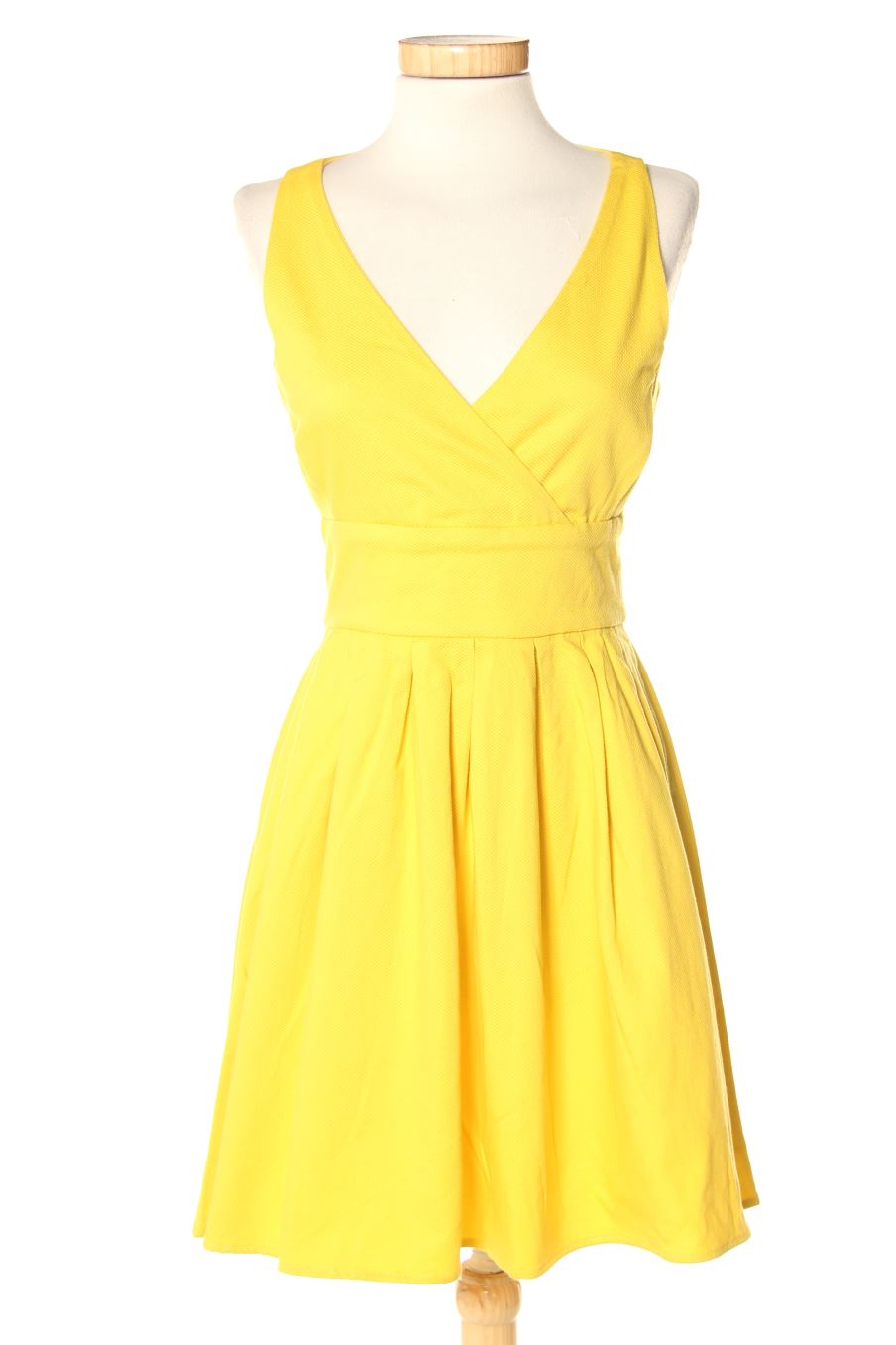 Robe casual Pull Bear de la taille M de couleur jaune