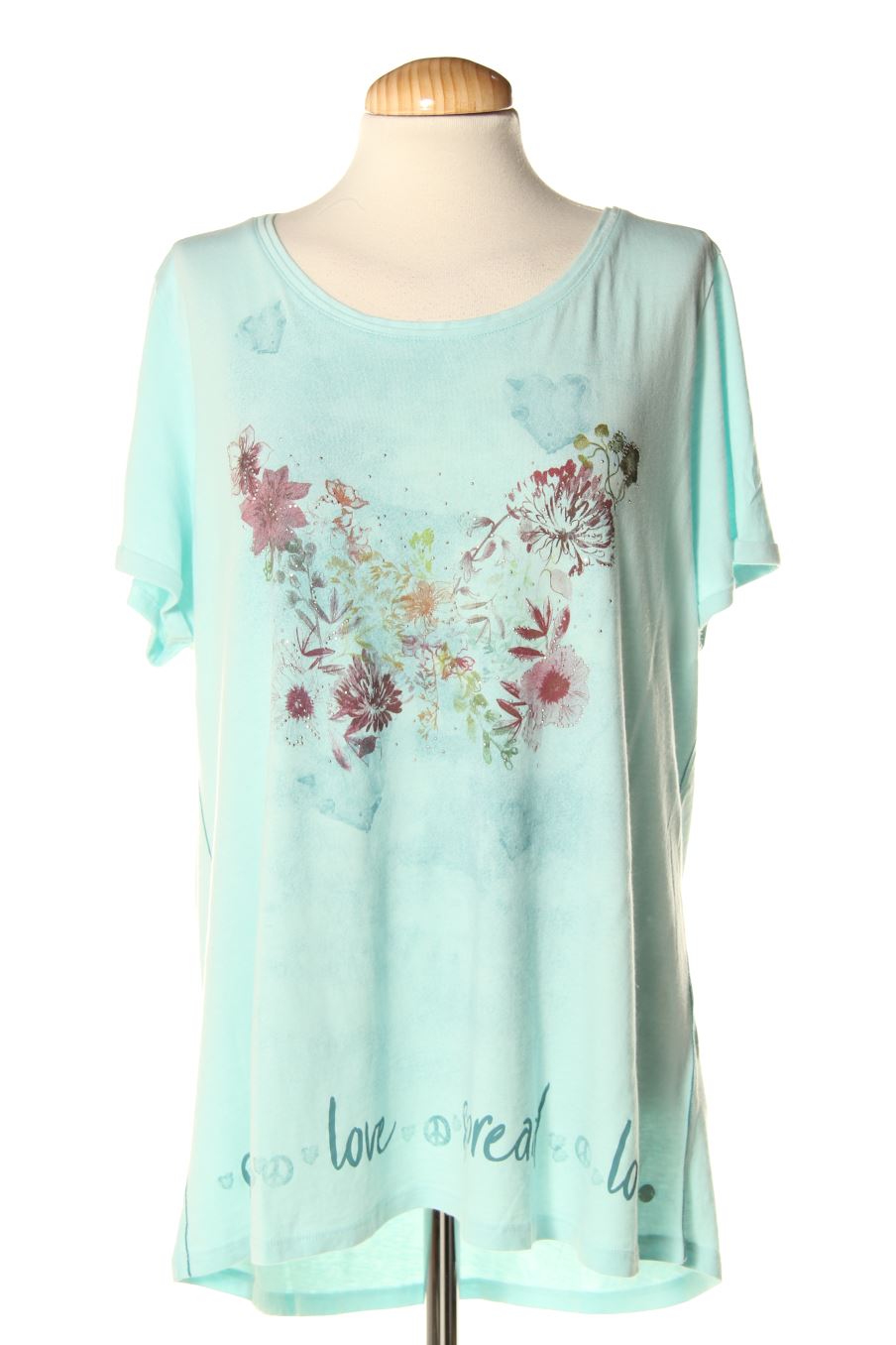 Camiseta de Cecil de la talla XXL, de color azul