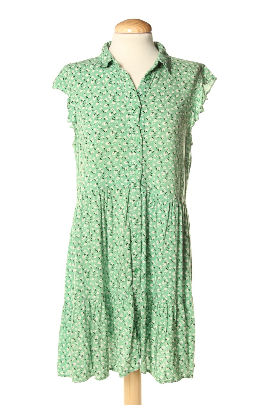 Robe casual Stradivarius de la taille L, de couleur fleurs