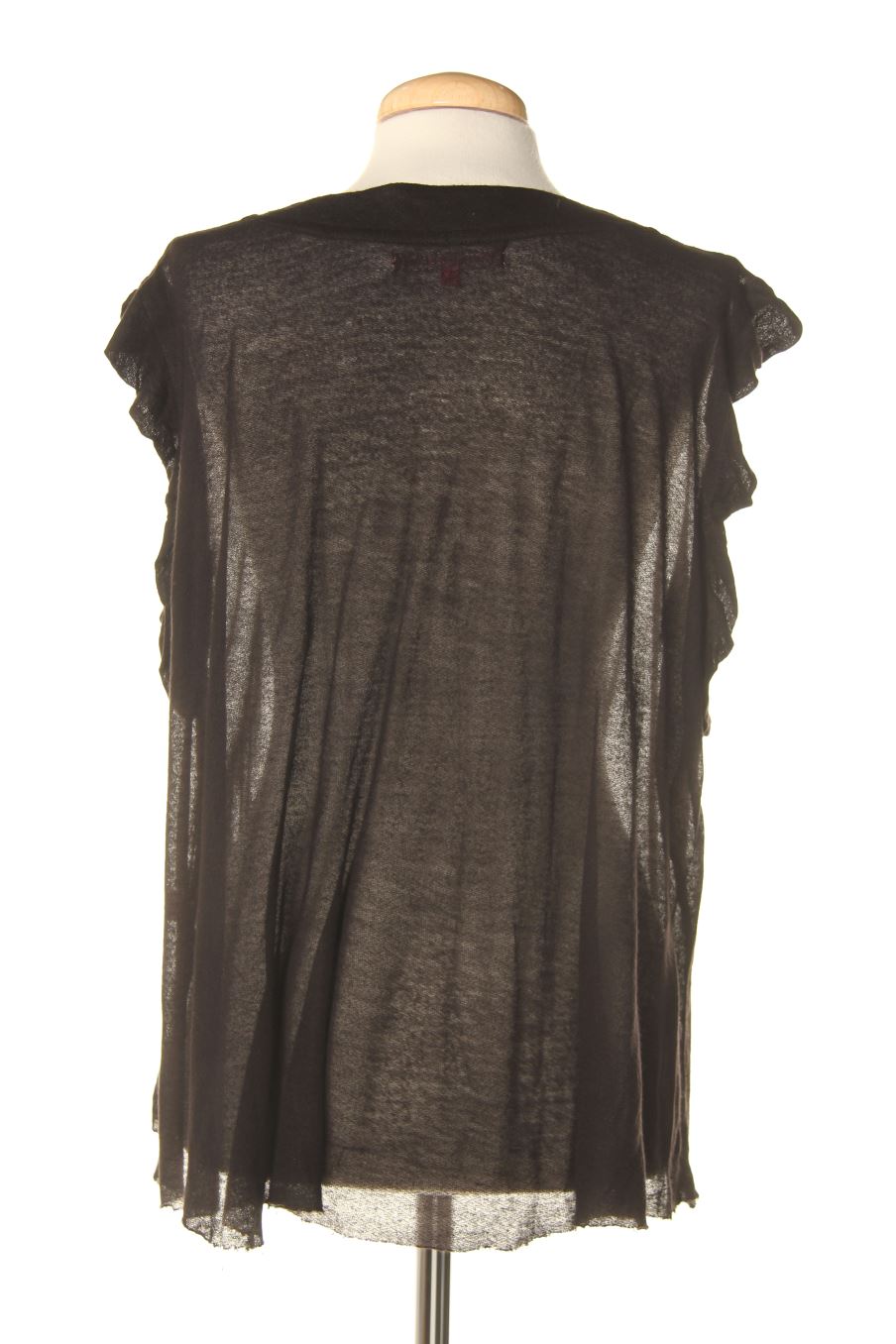 Top de Flamenco de la talla M, de color negro