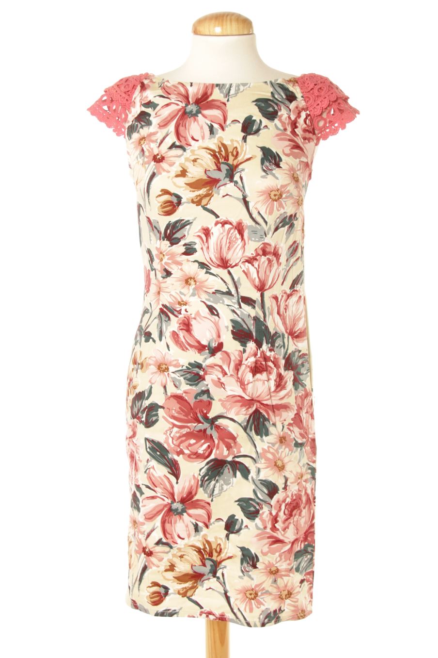 Einfaches Kleid von Káhyra Größe XS, Farbe Geblümt, für