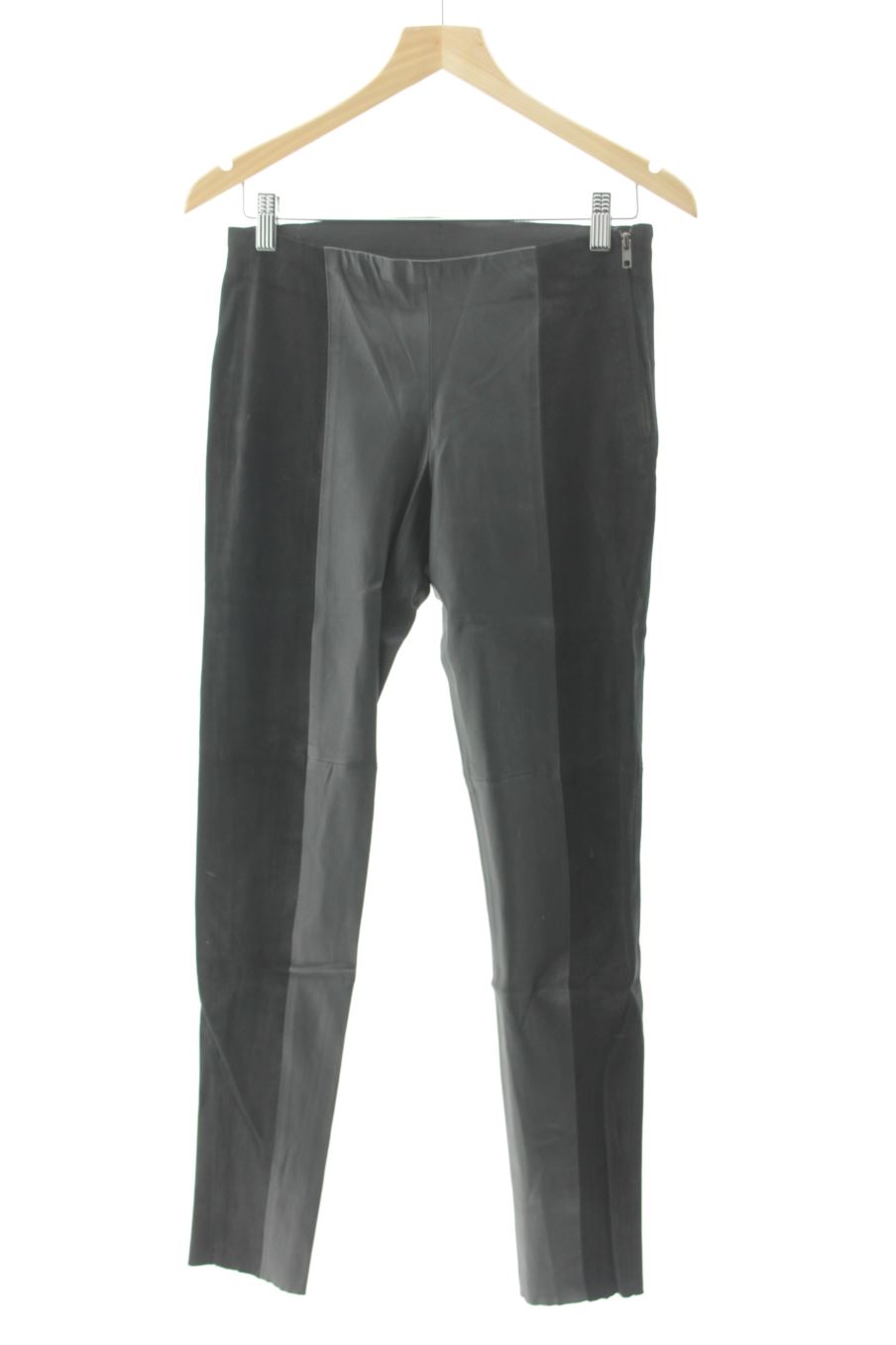 Pantalon PERCENTIL de la taille L, de couleur noir de cuir et daim
